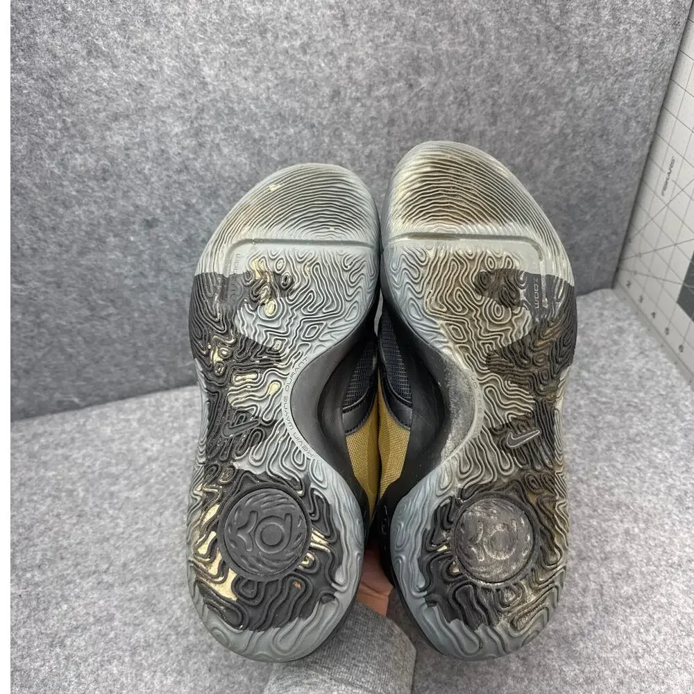 Nike KD Trey 5 X EP DD9538-010 Black Metallic Gold Basketball Sneaker Men 12